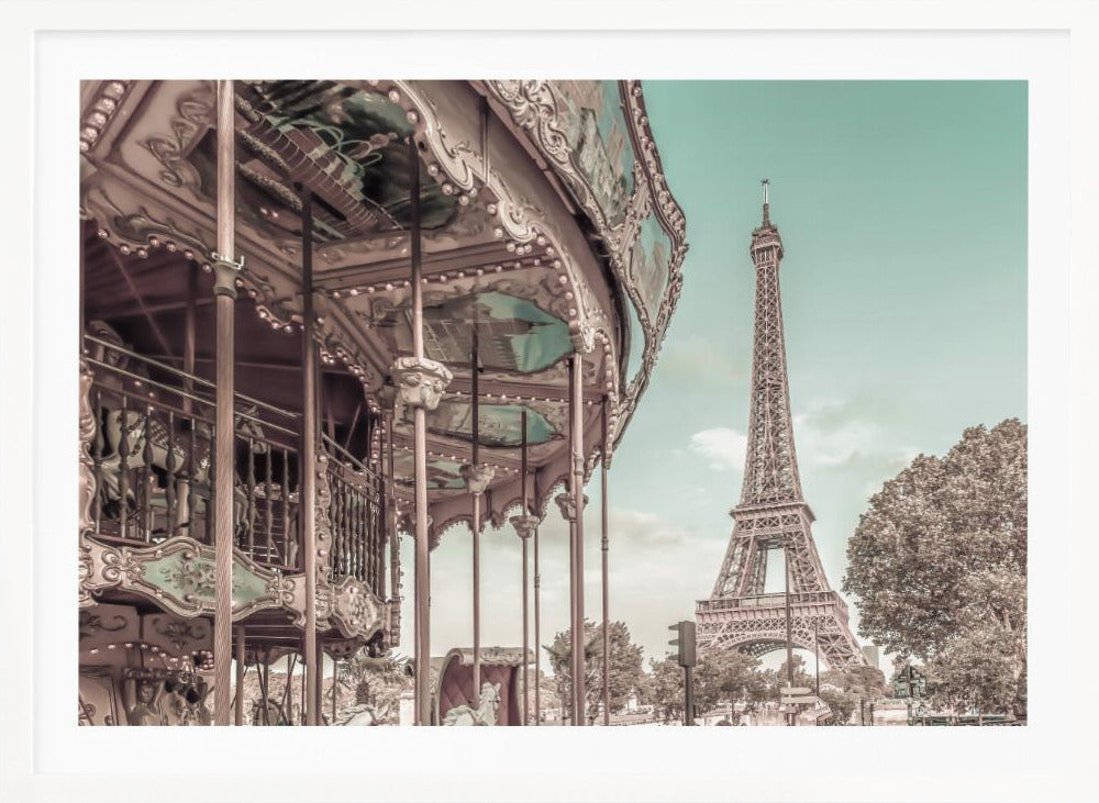Typical Paris | urban vintage style - Poster / Art Print