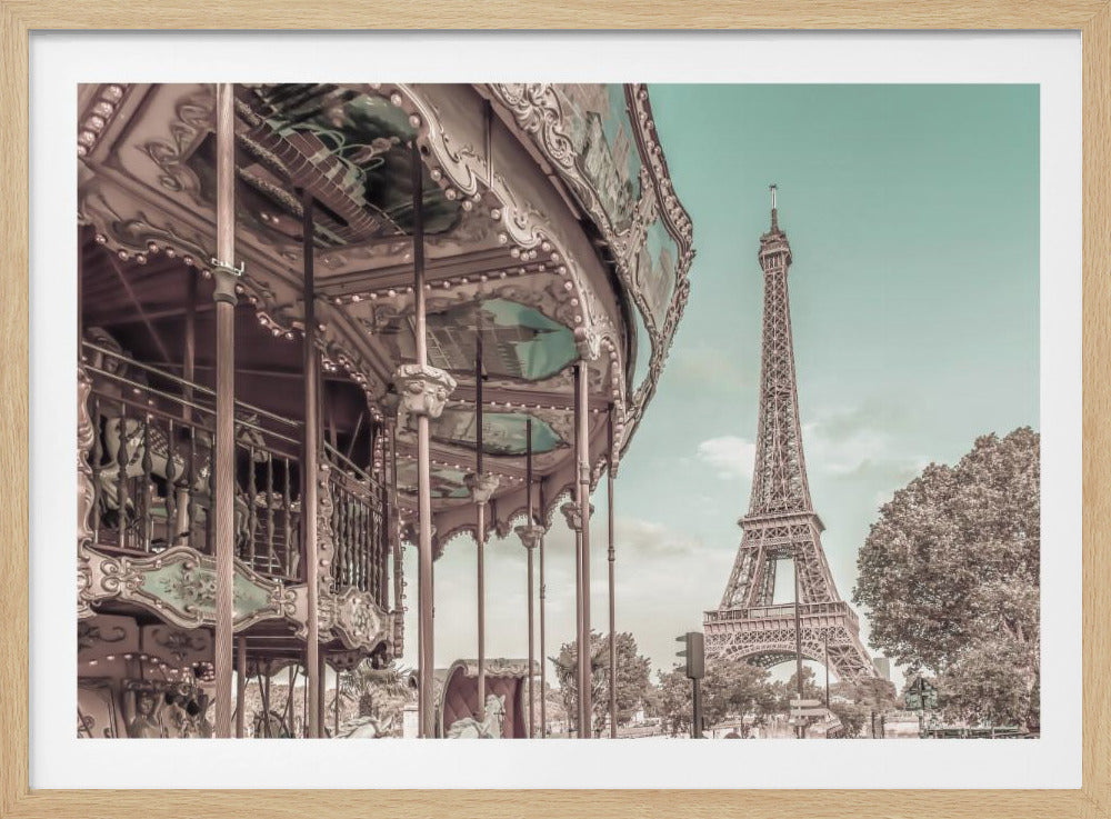 Typical Paris | urban vintage style - Poster / Art Print