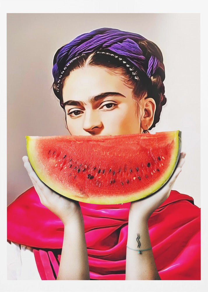Watermelon Frida - Poster / Art Print