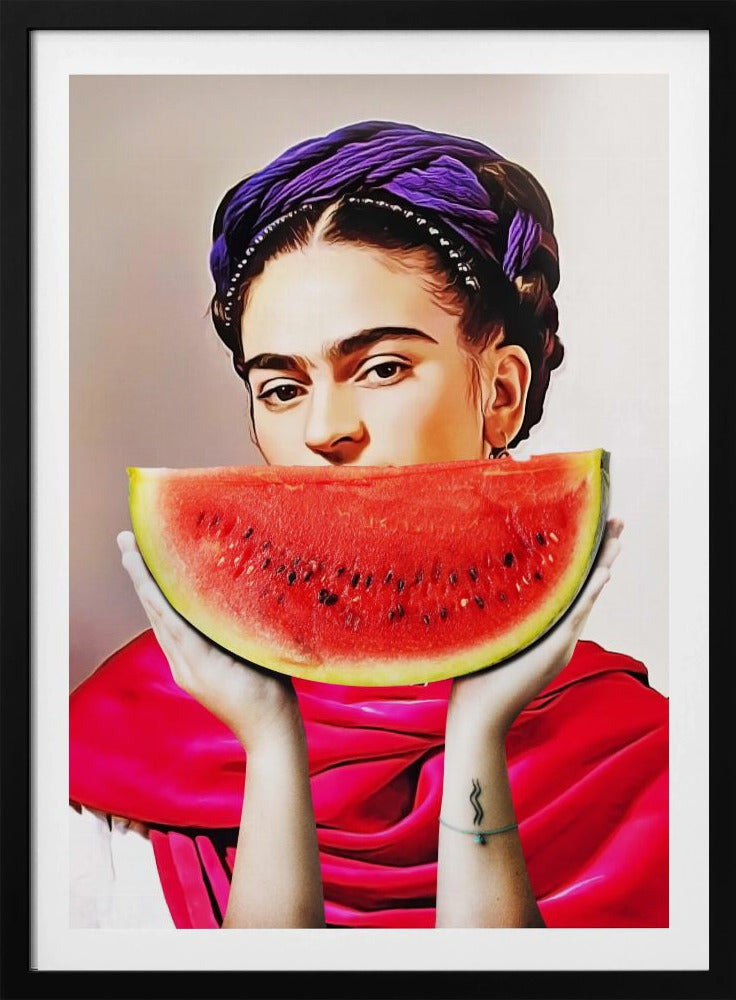 Watermelon Frida - Poster / Art Print
