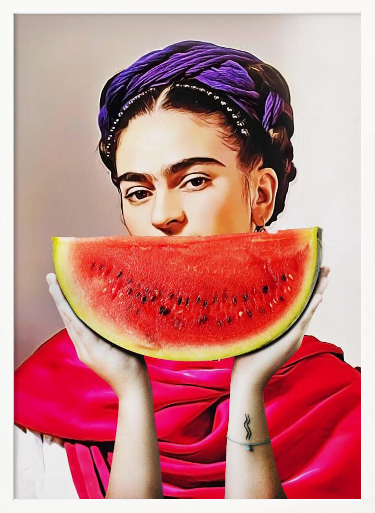 Watermelon Frida - Poster / Art Print