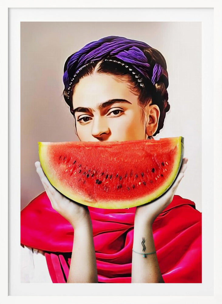 Watermelon Frida - Poster / Art Print