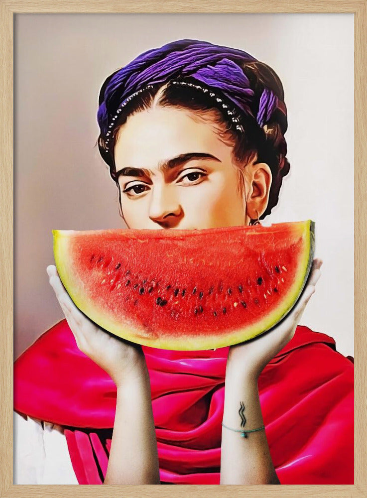 Watermelon Frida - Poster / Art Print