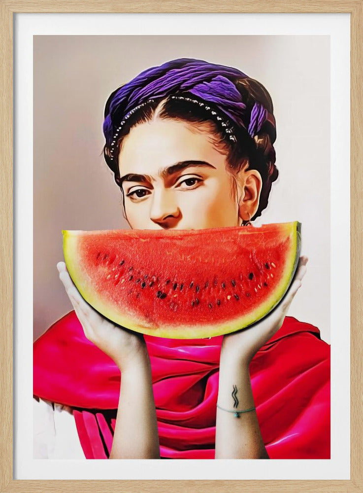 Watermelon Frida - Poster / Art Print