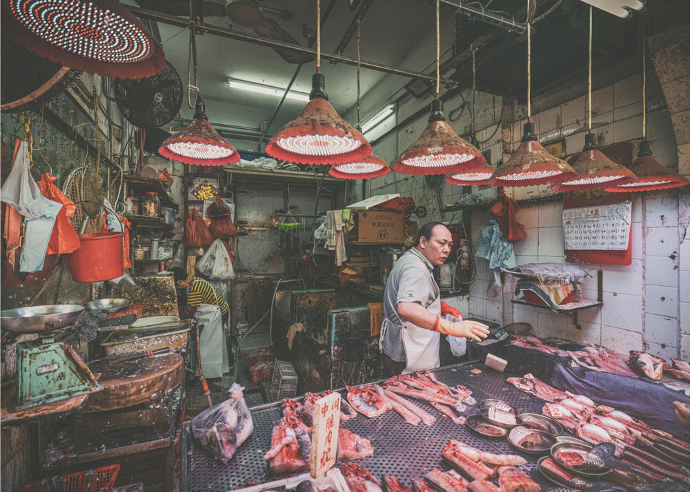 Fishmonger of HK - Poster / Art Print