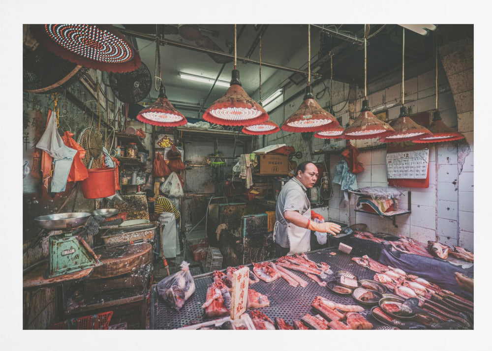 Fishmonger of HK - Poster / Art Print