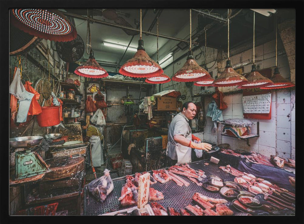 Fishmonger of HK - Poster / Art Print
