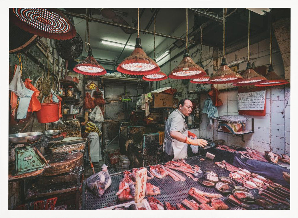 Fishmonger of HK - Poster / Art Print
