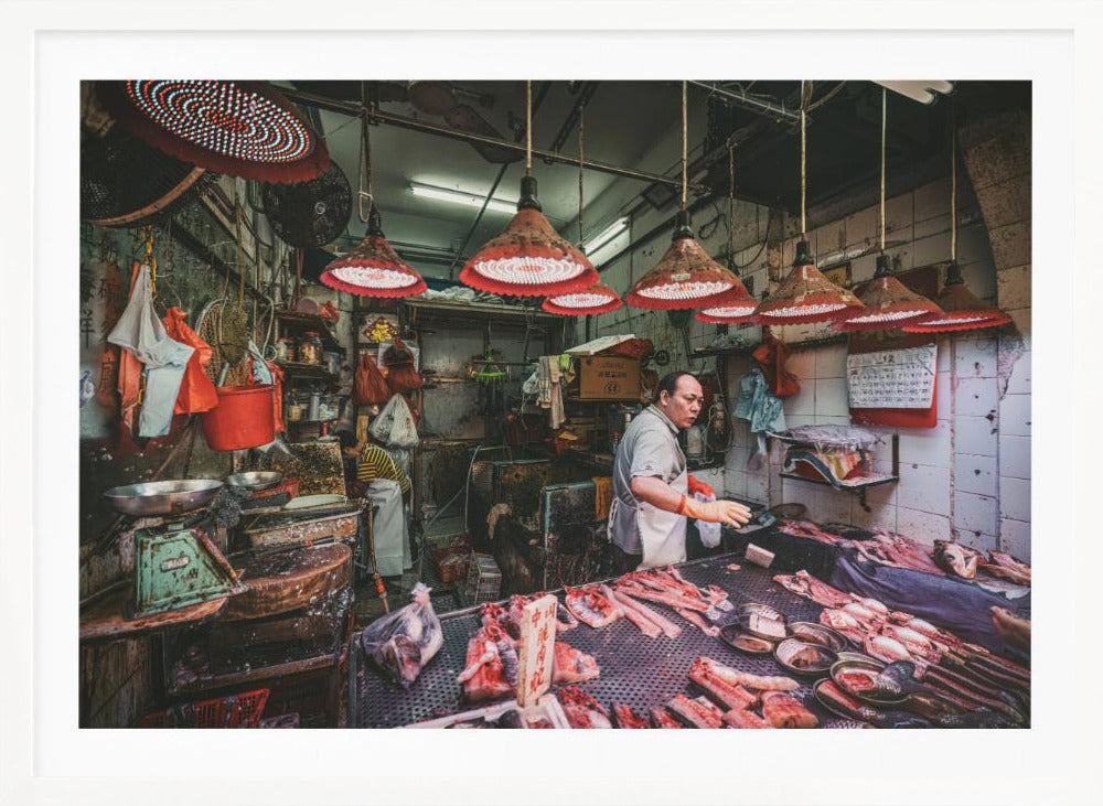 Fishmonger of HK - Poster / Art Print