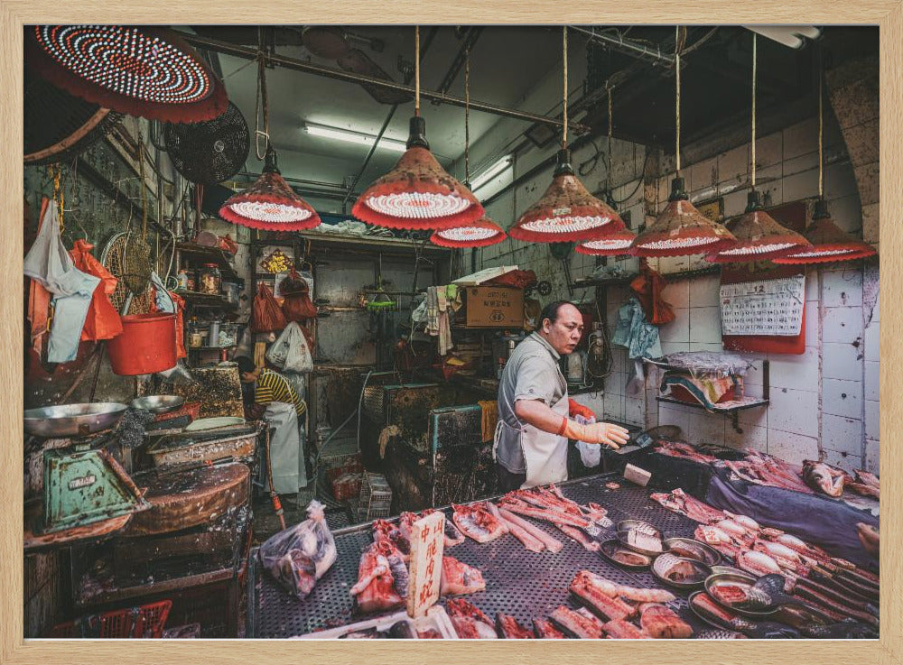 Fishmonger of HK - Poster / Art Print