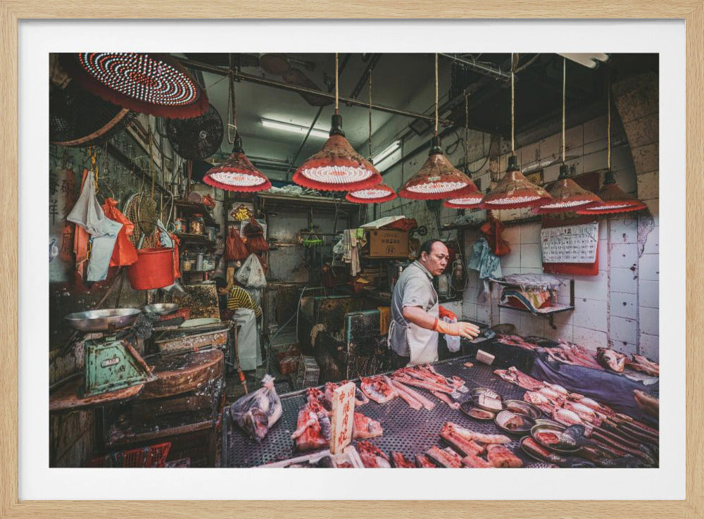 Fishmonger of HK - Poster / Art Print