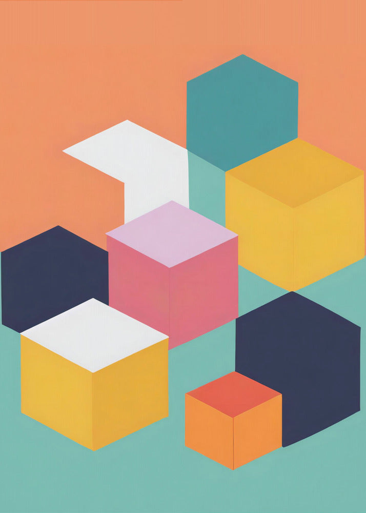 Cubes - Poster / Art Print