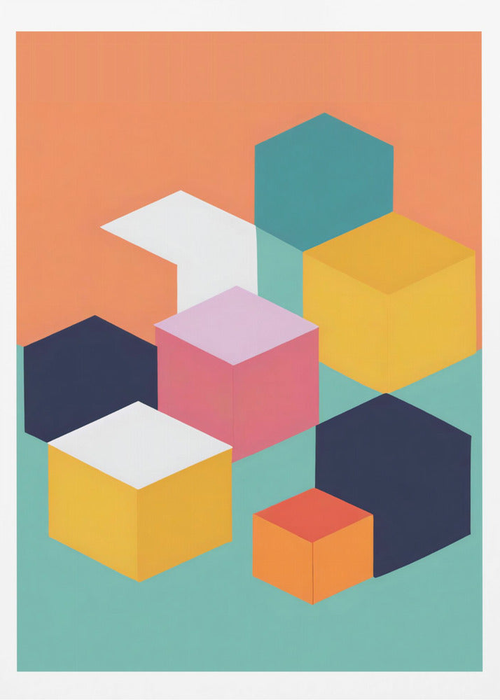 Cubes - Poster / Art Print