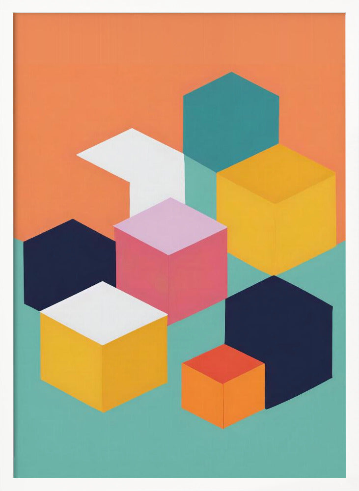 Cubes - Poster / Art Print