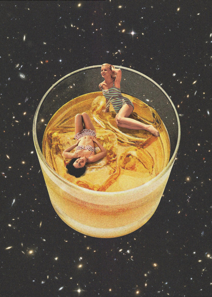 Whiskey besties - On the rocks - Poster / Art Print