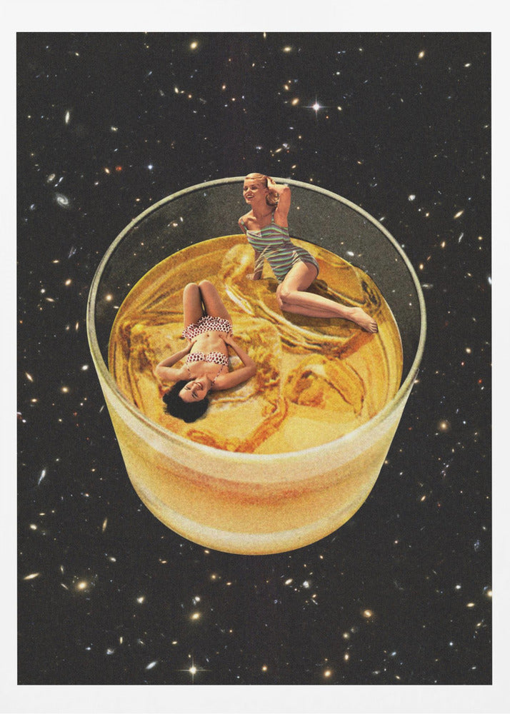 Whiskey besties - On the rocks - Poster / Art Print