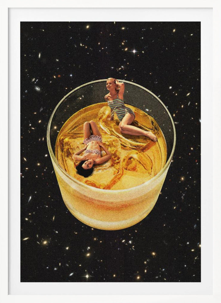 Whiskey besties - On the rocks - Poster / Art Print