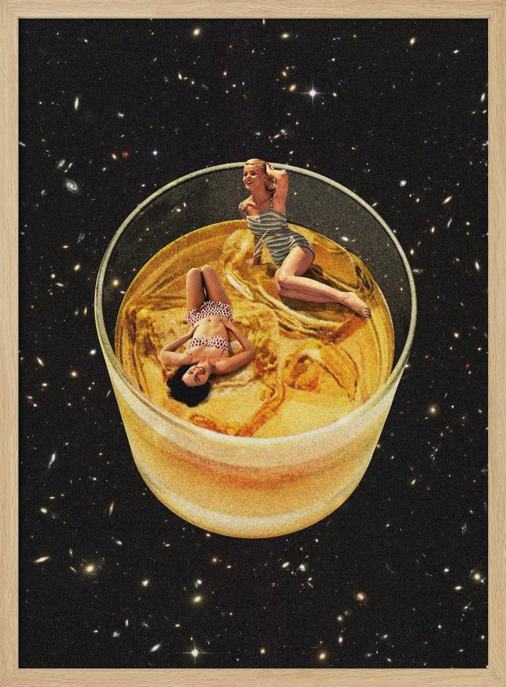 Whiskey besties - On the rocks - Poster / Art Print