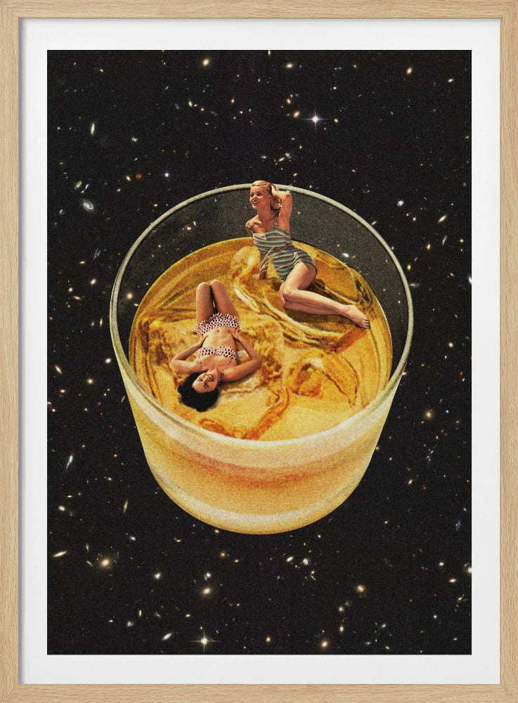 Whiskey besties - On the rocks - Poster / Art Print