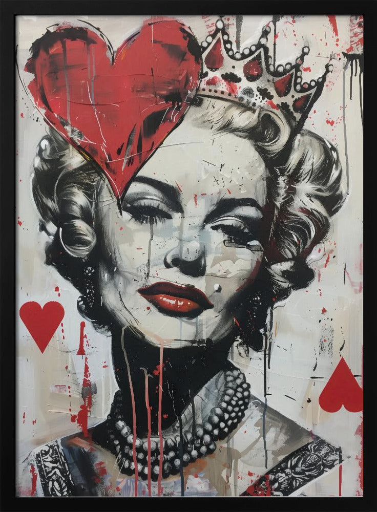 Queen of Hearts - Poster / Art Print