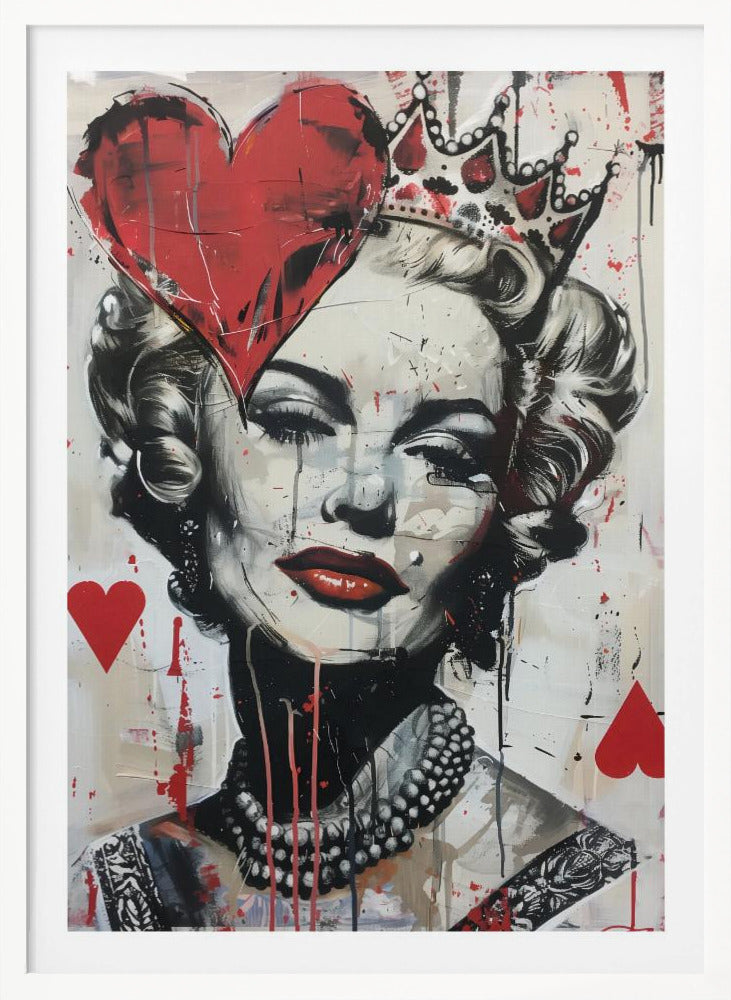 Queen of Hearts - Poster / Art Print