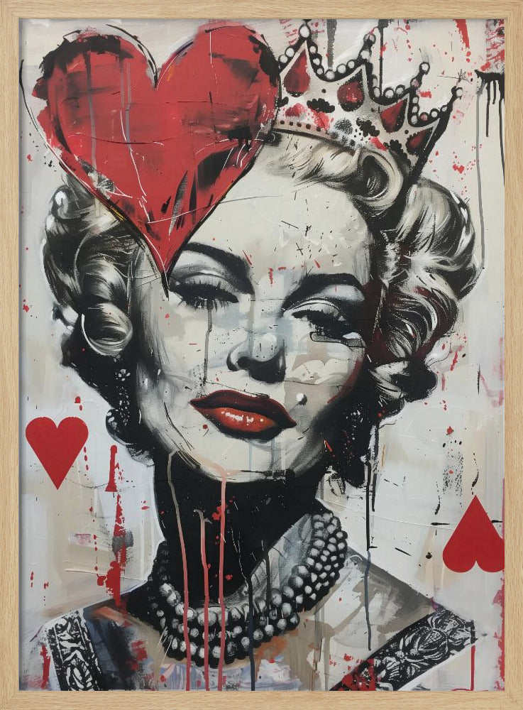 Queen of Hearts - Poster / Art Print