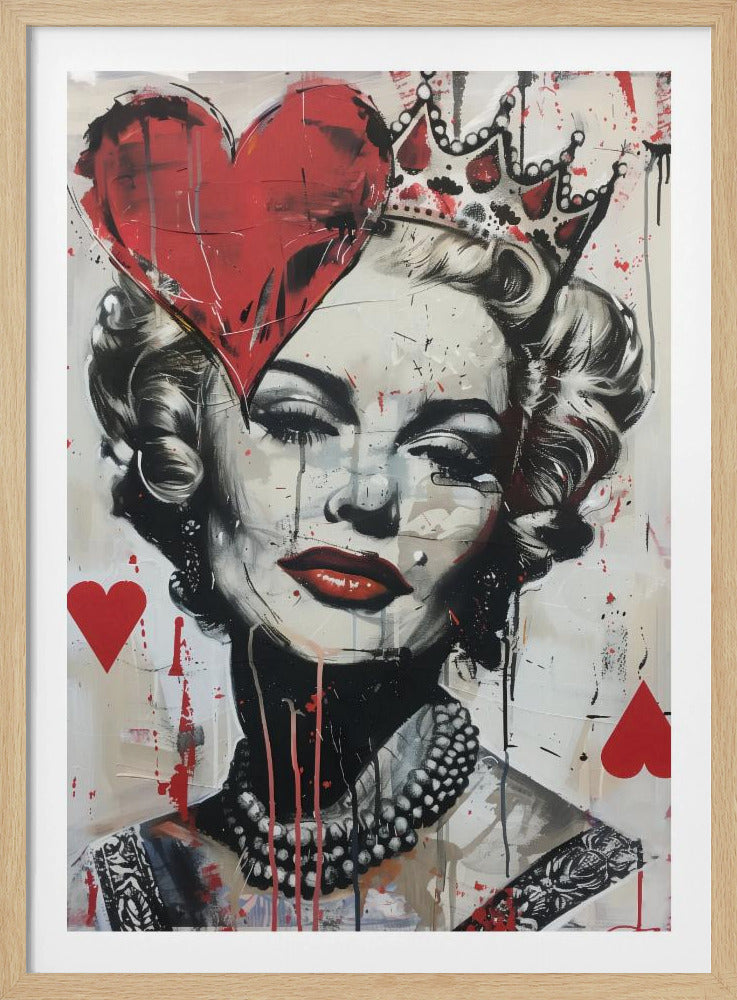 Queen of Hearts - Poster / Art Print