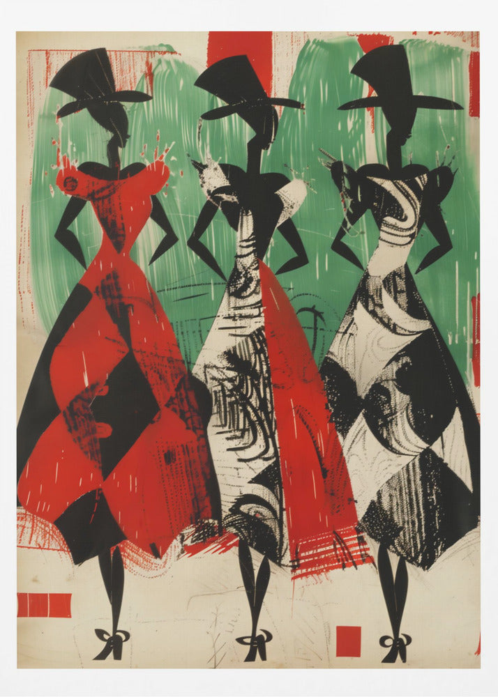 Ladies In Hats - Poster / Art Print