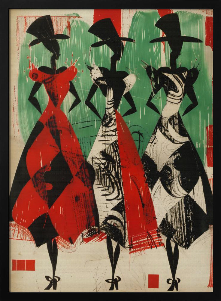 Ladies In Hats - Poster / Art Print