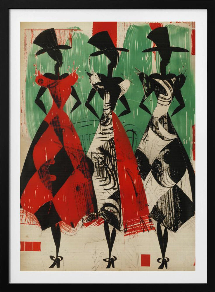 Ladies In Hats - Poster / Art Print