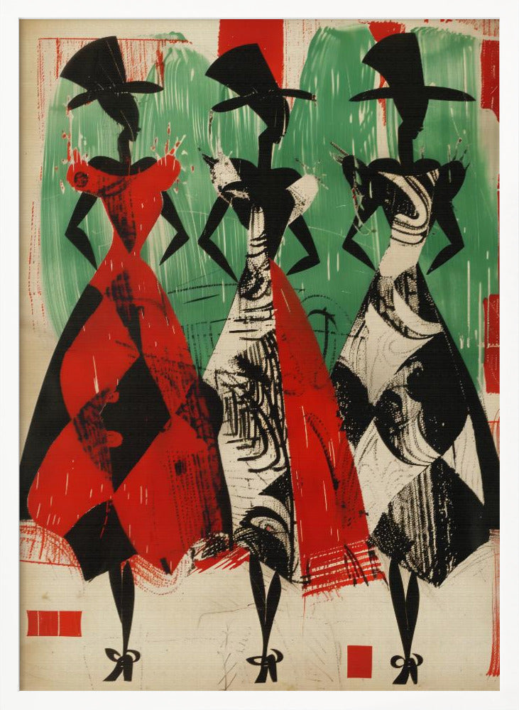Ladies In Hats - Poster / Art Print