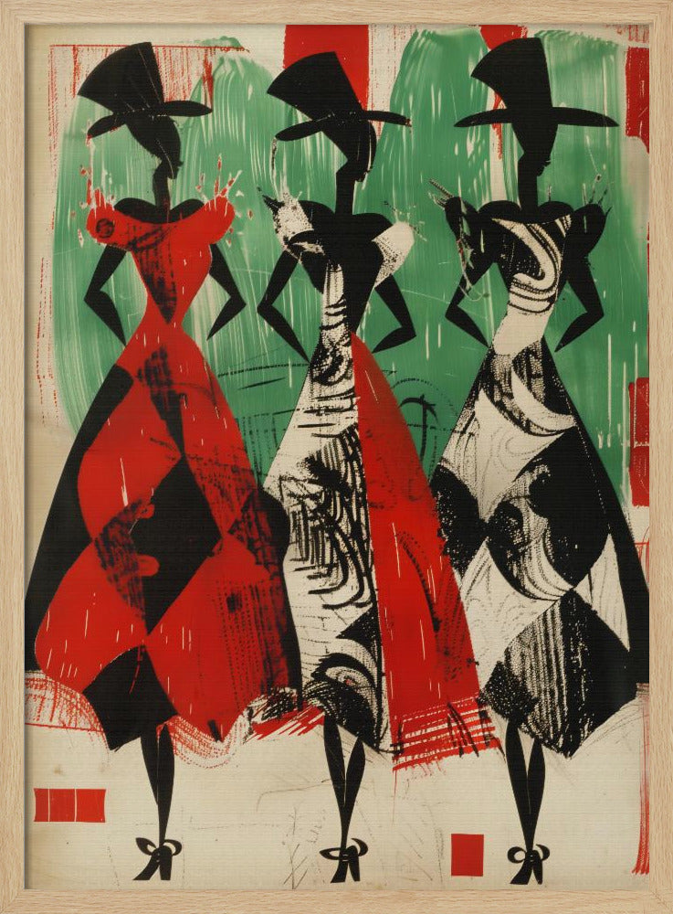 Ladies In Hats - Poster / Art Print