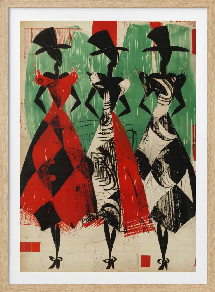 Ladies In Hats - Poster / Art Print