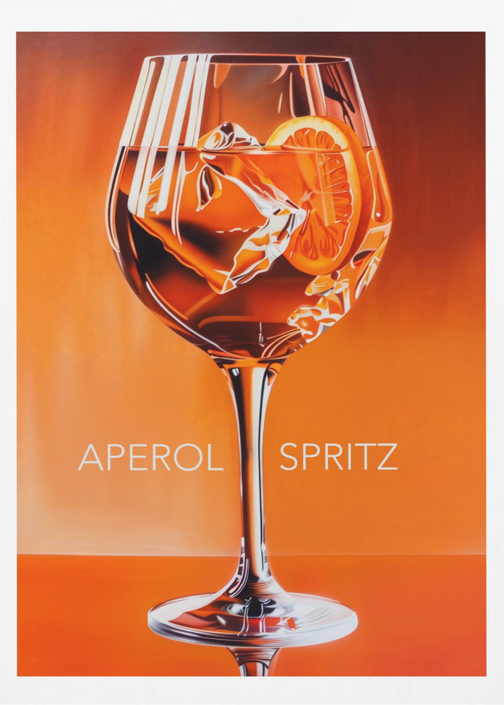 Aperol Spritz Orange - Poster / Art Print