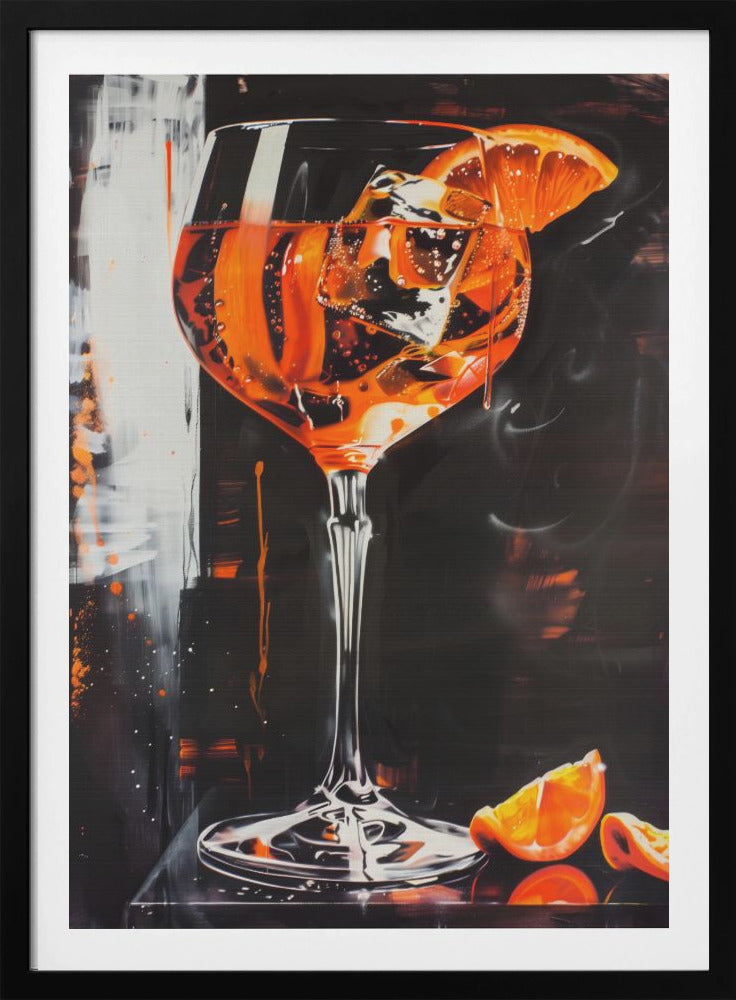 Aperol Spritz Dark Edition - Poster / Art Print