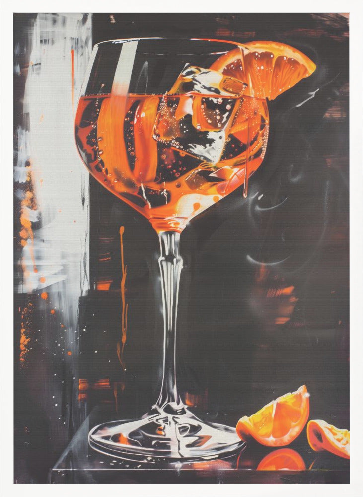 Aperol Spritz Dark Edition - Poster / Art Print