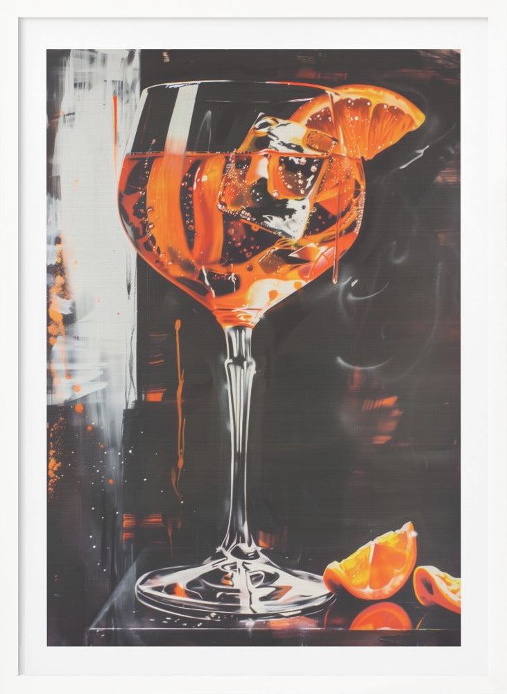 Aperol Spritz Dark Edition - Poster / Art Print
