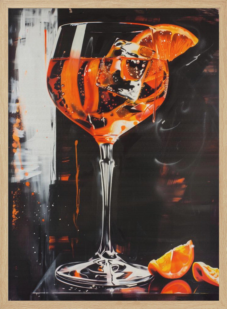 Aperol Spritz Dark Edition - Poster / Art Print