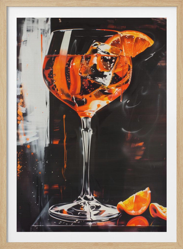 Aperol Spritz Dark Edition - Poster / Art Print