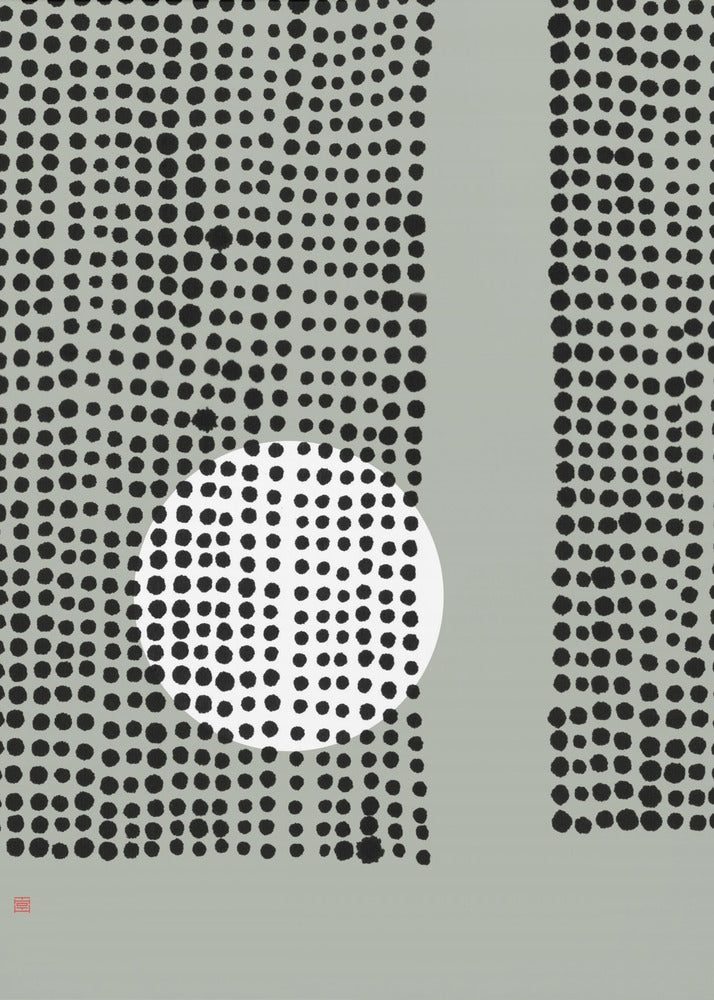 Hidden Moon N°4 | Behind the Curtains - Poster / Art Print