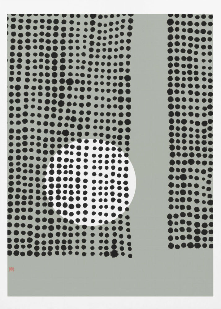 Hidden Moon N°4 | Behind the Curtains - Poster / Art Print