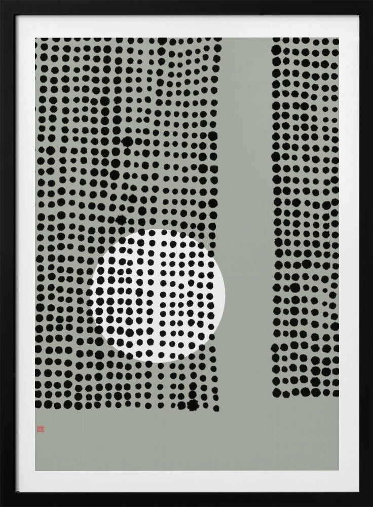 Hidden Moon N°4 | Behind the Curtains - Poster / Art Print