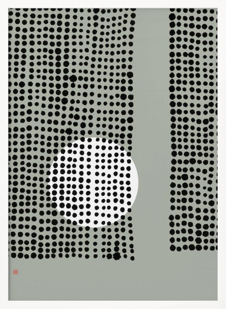 Hidden Moon N°4 | Behind the Curtains - Poster / Art Print