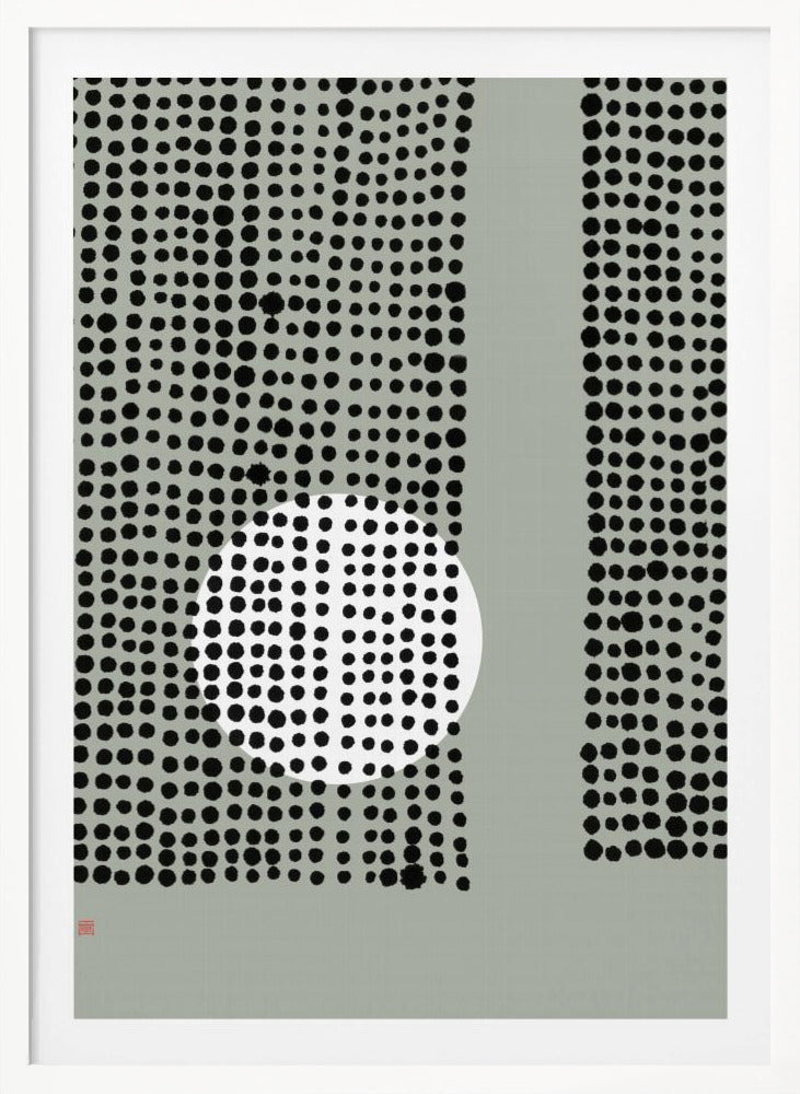 Hidden Moon N°4 | Behind the Curtains - Poster / Art Print