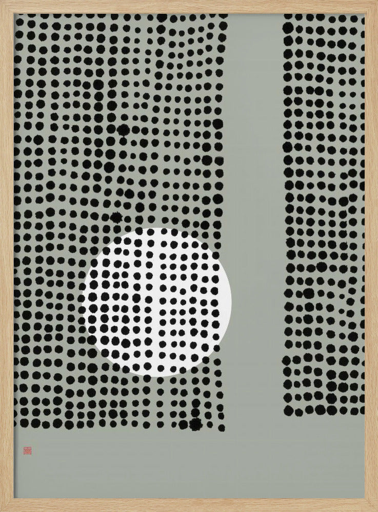 Hidden Moon N°4 | Behind the Curtains - Poster / Art Print