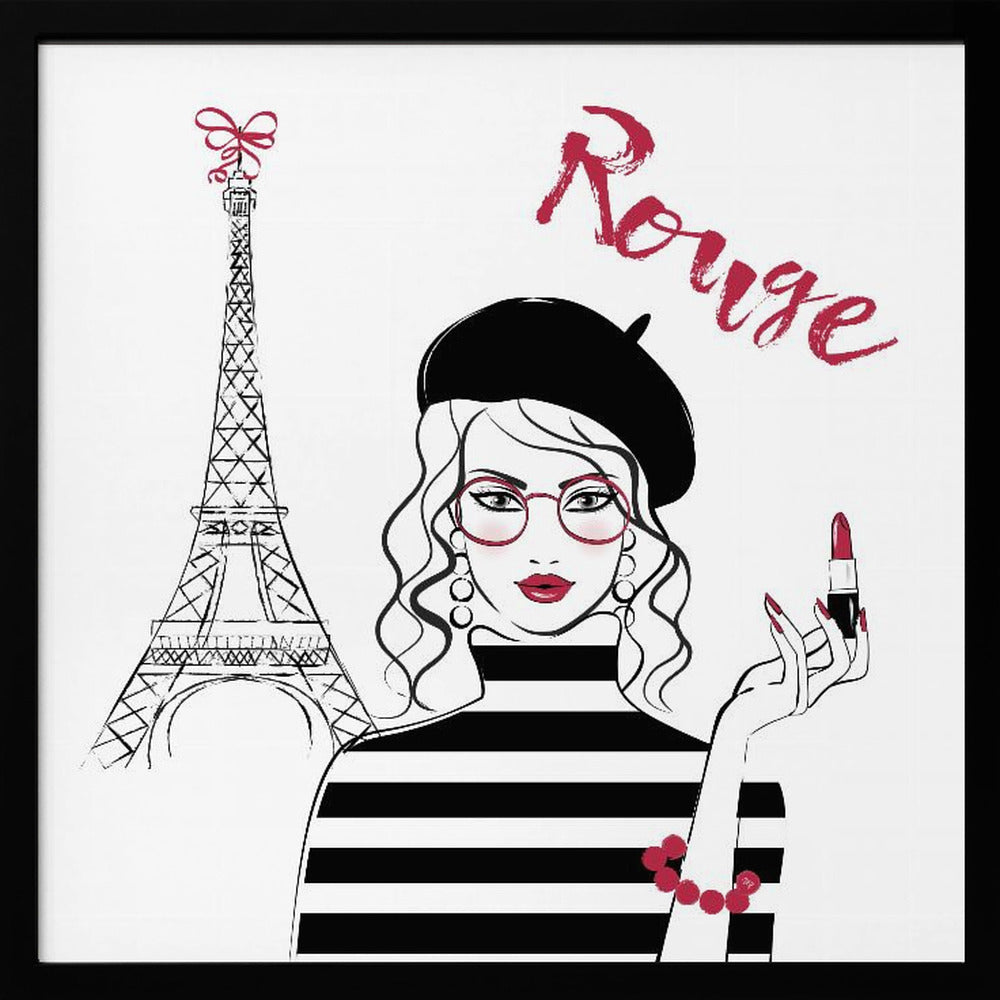 Paris Rouge - Poster / Art Print