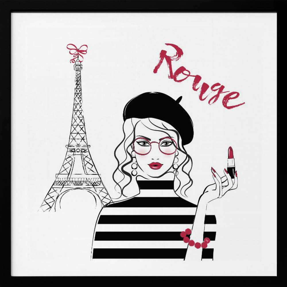Paris Rouge - Poster / Art Print
