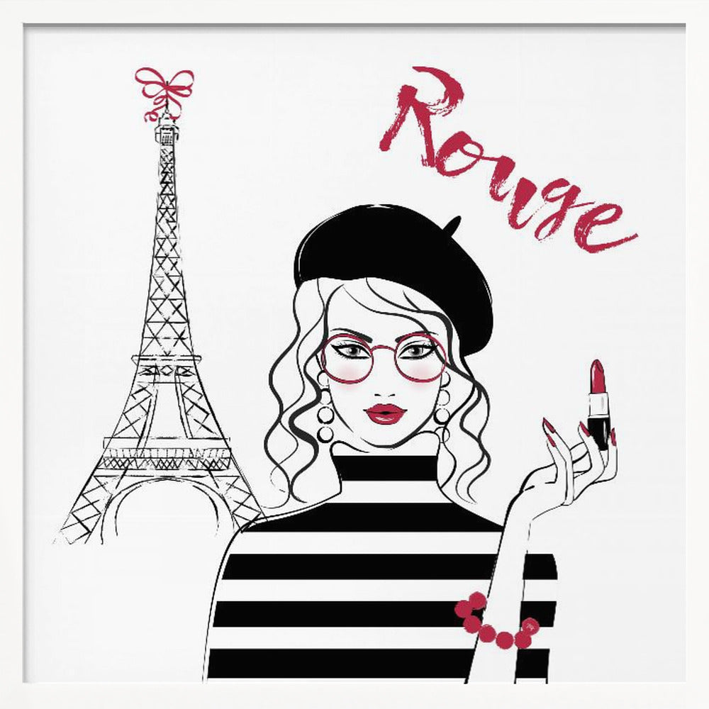 Paris Rouge - Poster / Art Print
