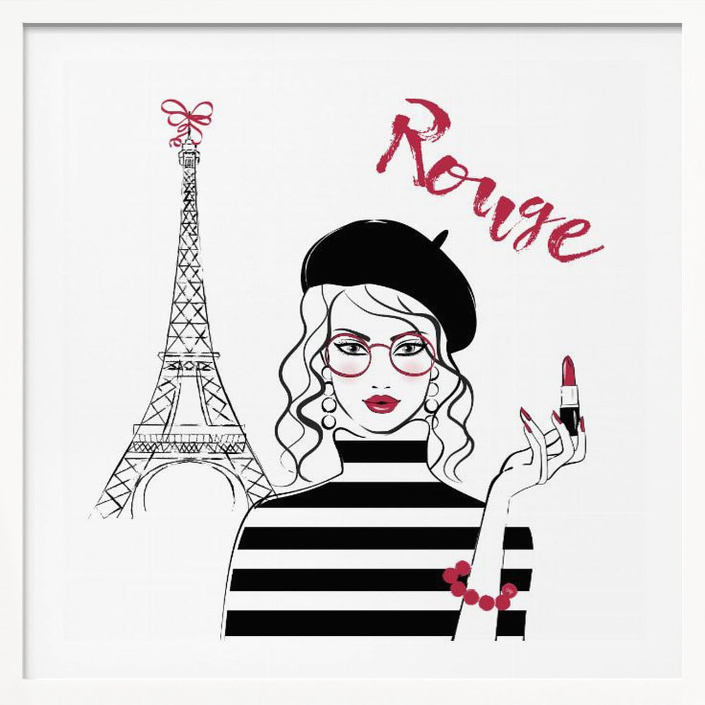 Paris Rouge - Poster / Art Print