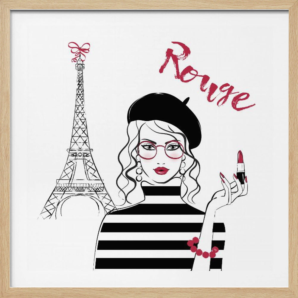 Paris Rouge - Poster / Art Print